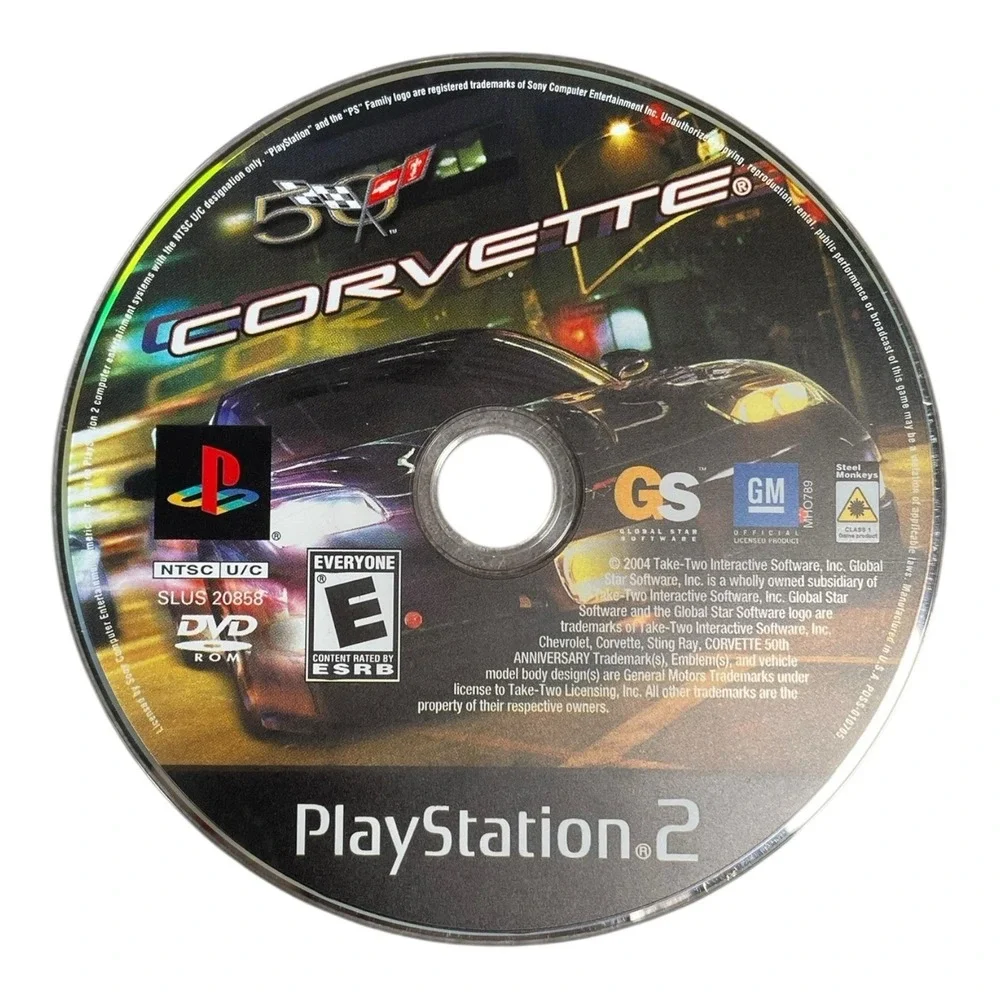 Corvette Global Star Software PlayStation 2 Video Game